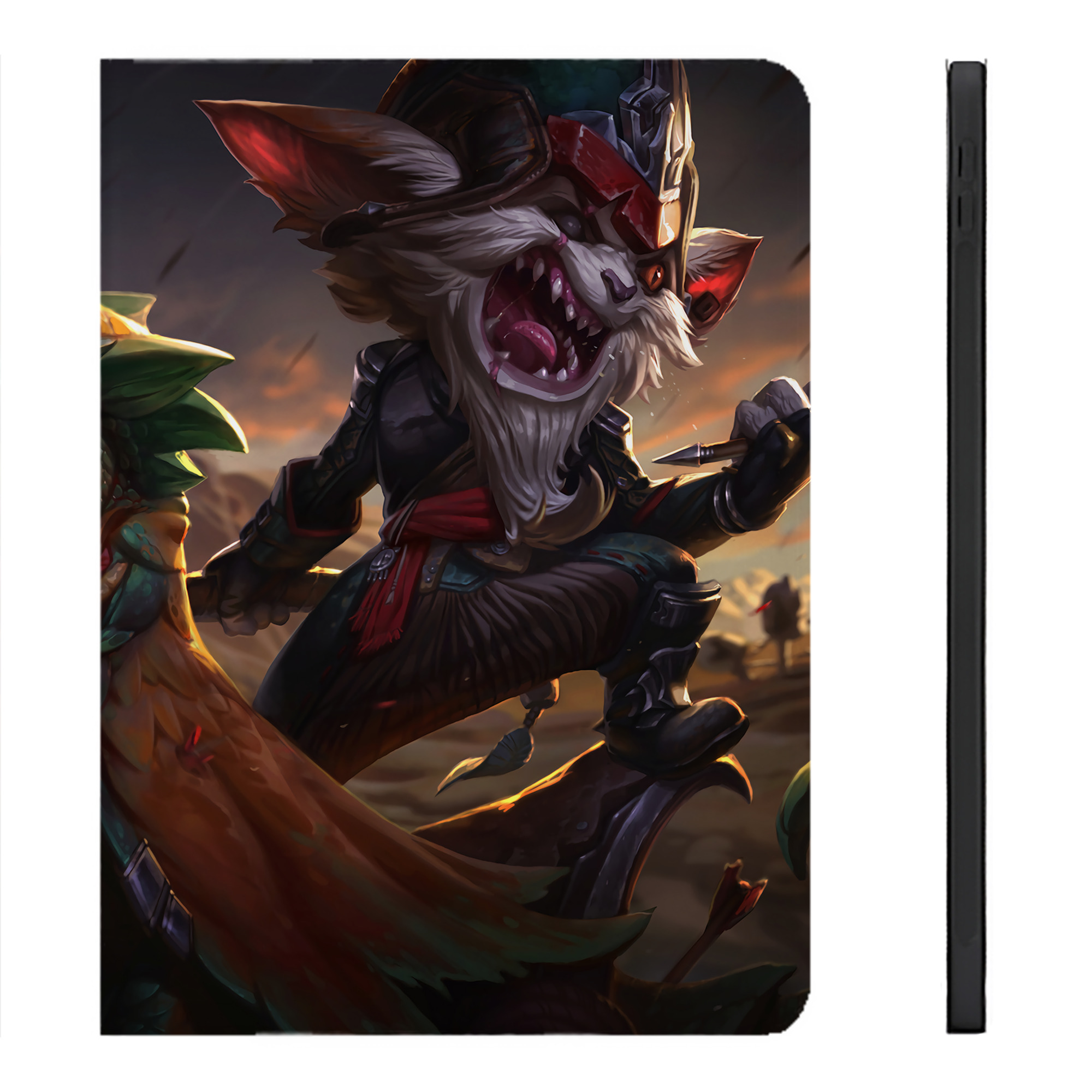 （画像用） リーグ・オブ・レジェンド League of Legends LOL IPadケース ペンホルダー付き ブックスタイルデザイン